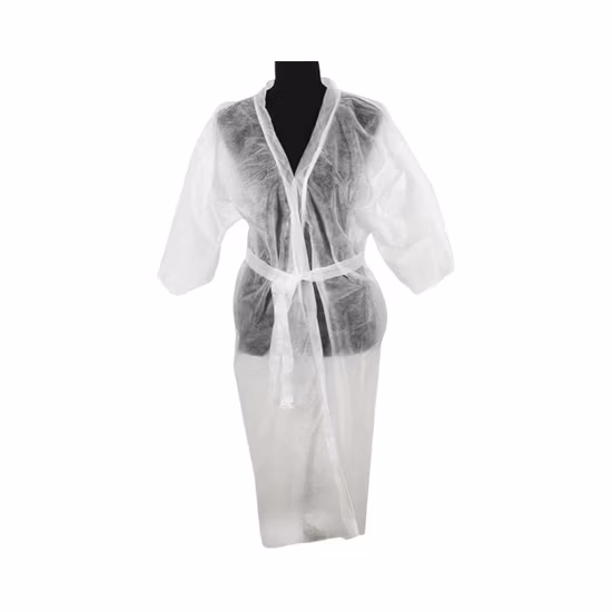 Einweg-SPA-Wickelmantel, Einweg-Bademantel aus Vliesstoff, Einweg-Kimono-Bademantel