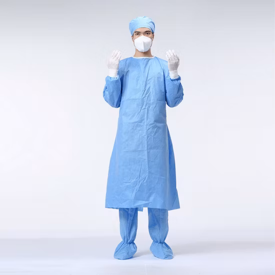 Heißer Verkauf Einweg-Krankenhausuniform Chirurgisches Isolationskleid